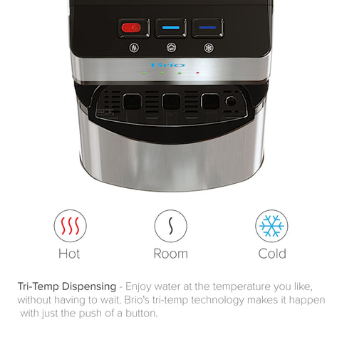 Detail of Brio UV-CARE module demonstrating automated sanitization and hygienic design