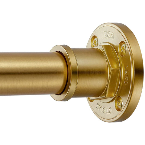 BRIOFOX front view gold rod showing industrial style and sturdy appearance