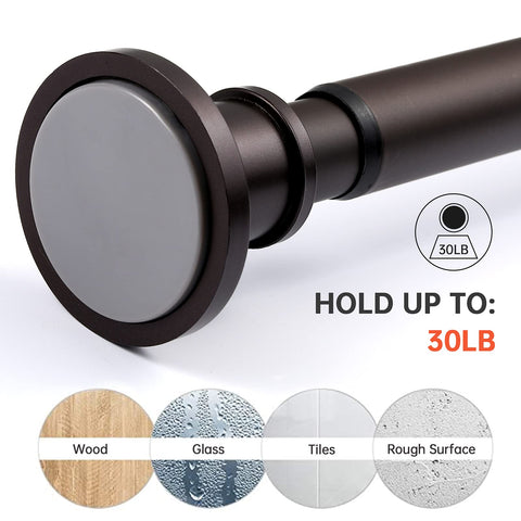 BRIOFOX rod installed in bathroom showing easy tool-free setup benefit