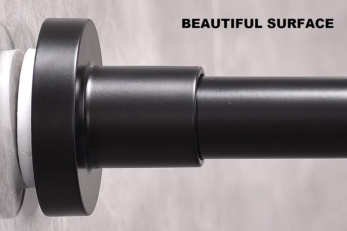 BRIOFOX rod mounted in shower showing no-drill fit and tidy look benefit