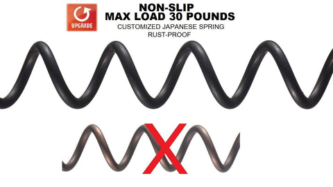 BRIOFOX rod next to measuring tape shows adjustable 43–73 inch sizing benefit