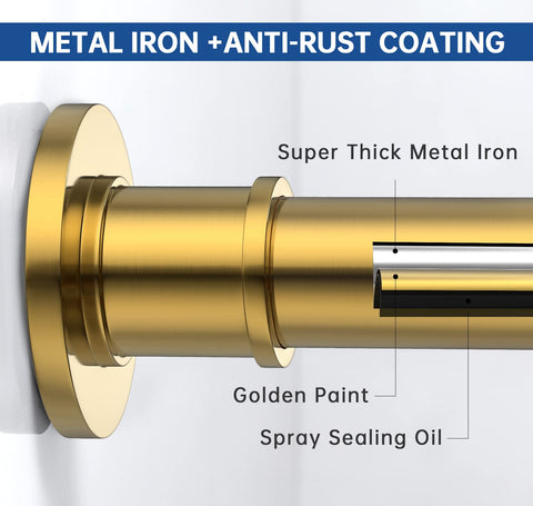 BRIOFOX thick metal tube detail highlighting rustproof coating and heavy-duty strength
