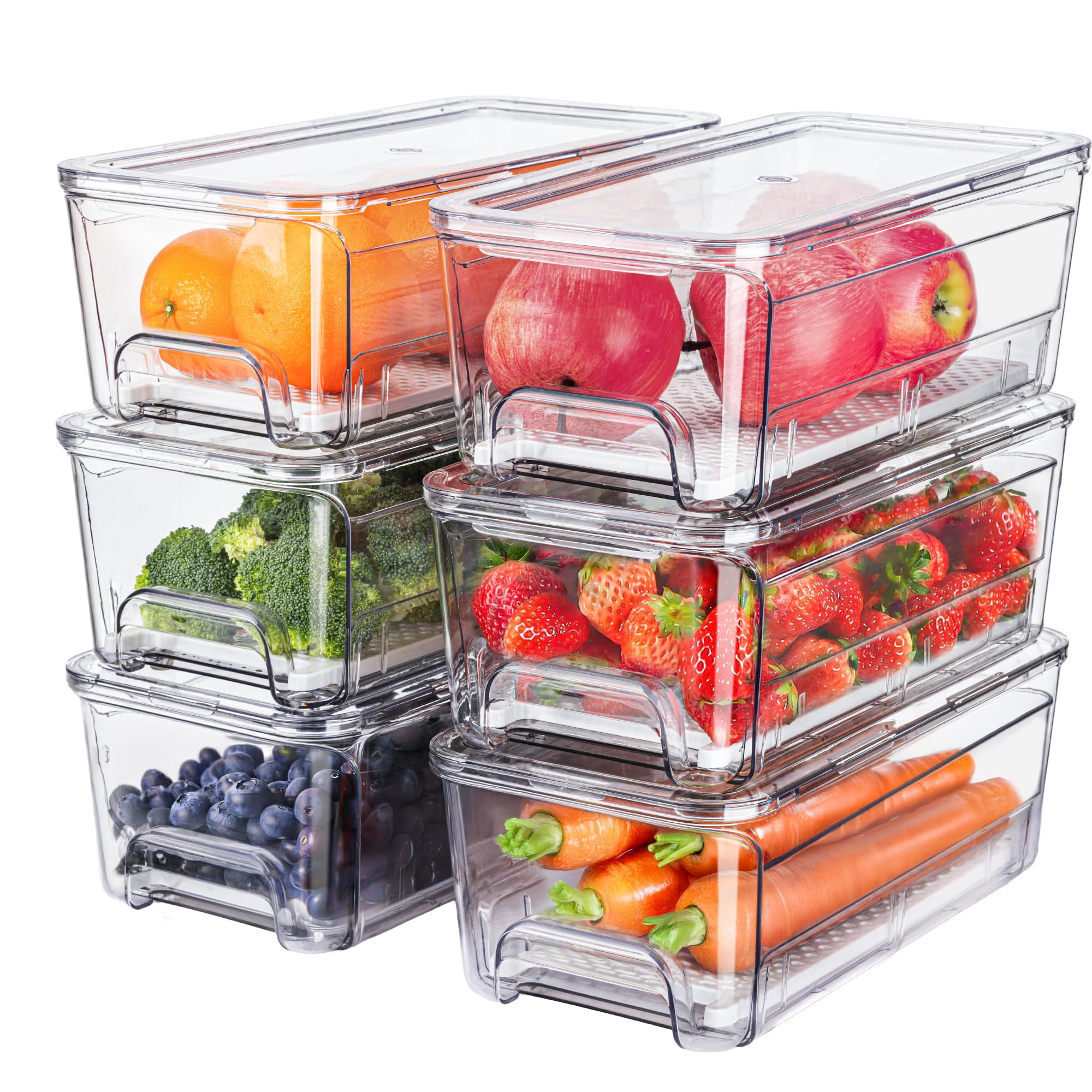 brippo front packaging clear drawer view shows organized produce and easy access