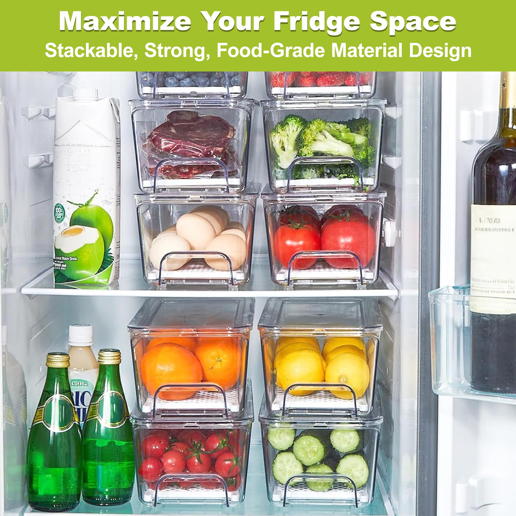 brippo open drawer showing produce offers clear visibility and quick selection