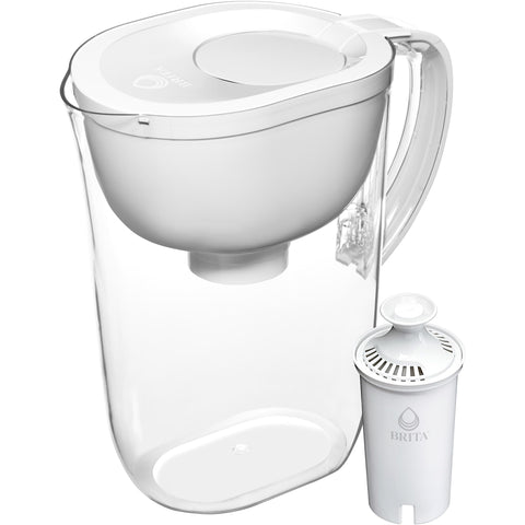 BRITA lid locking mechanism detail offering spill-resistant convenience
