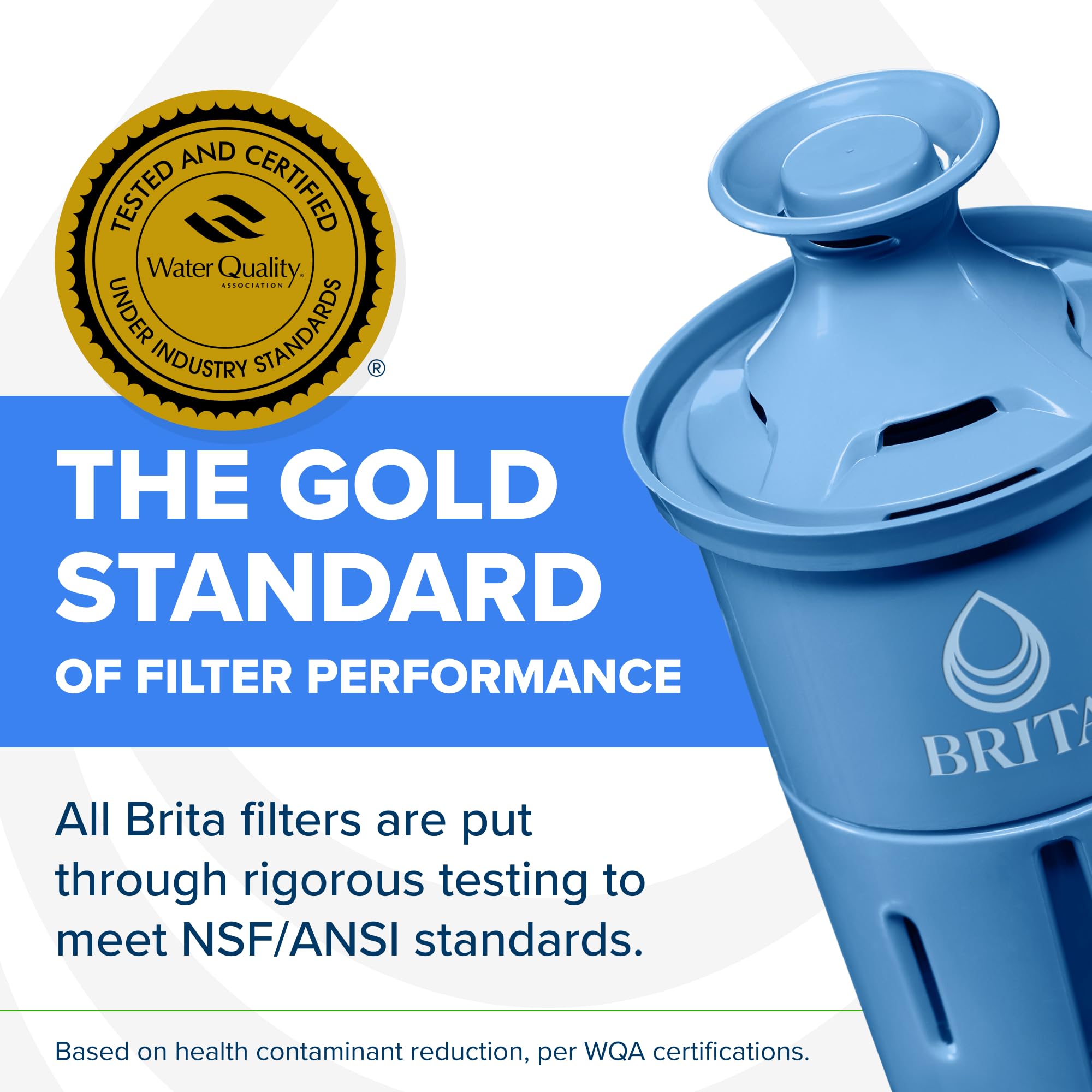 Pouring filtered water from BRITA pitcher into glass for better-tasting hydration