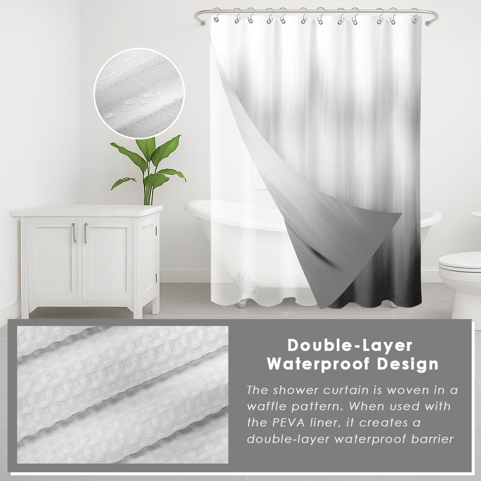 Britimes staged bathroom with set installed benefit: cohesive modern ombre grey aesthetic