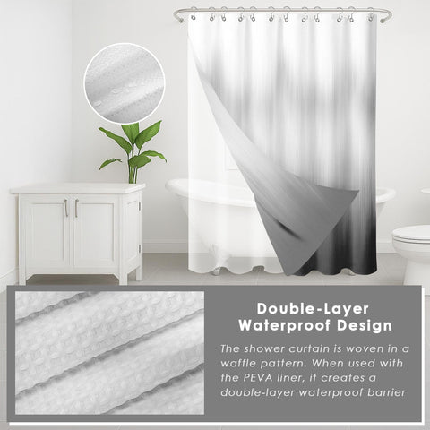 Britimes staged bathroom with set installed benefit: cohesive modern ombre grey aesthetic
