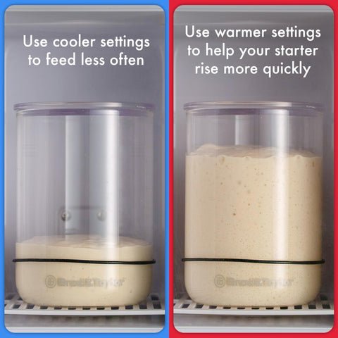 Brod & Taylor jar wide mouth close-up for easy feeding and cleaning