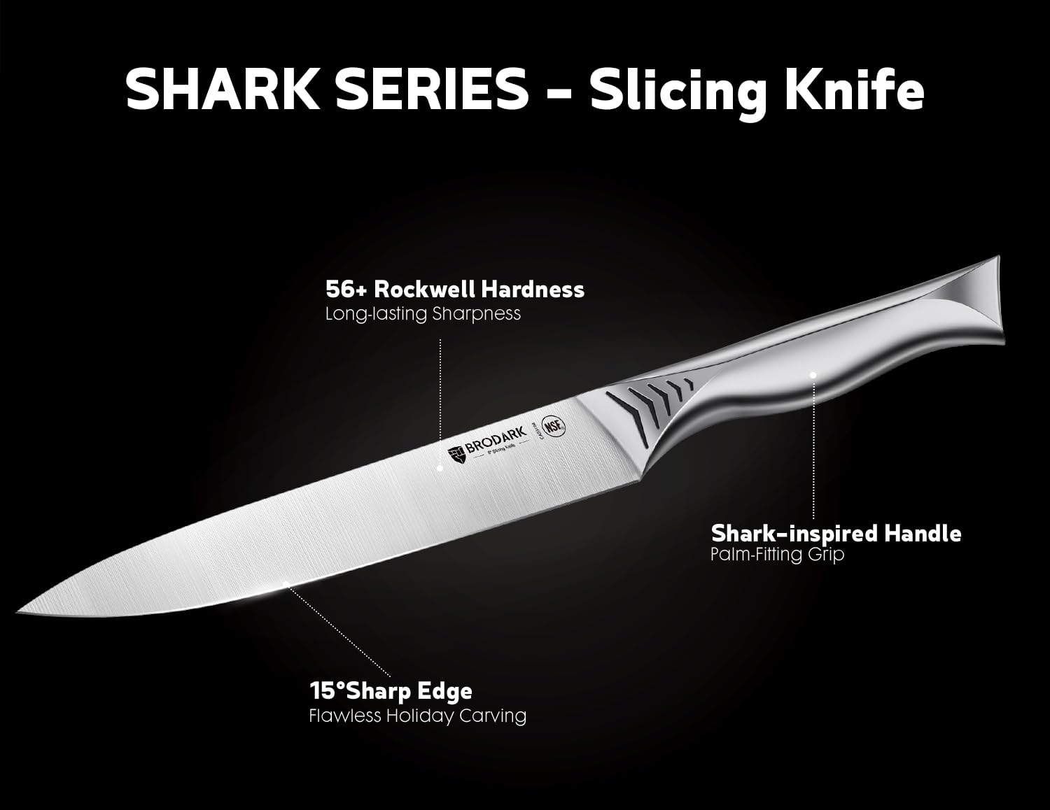 BRODARK fork detail with strengthened tines for secure meat holding