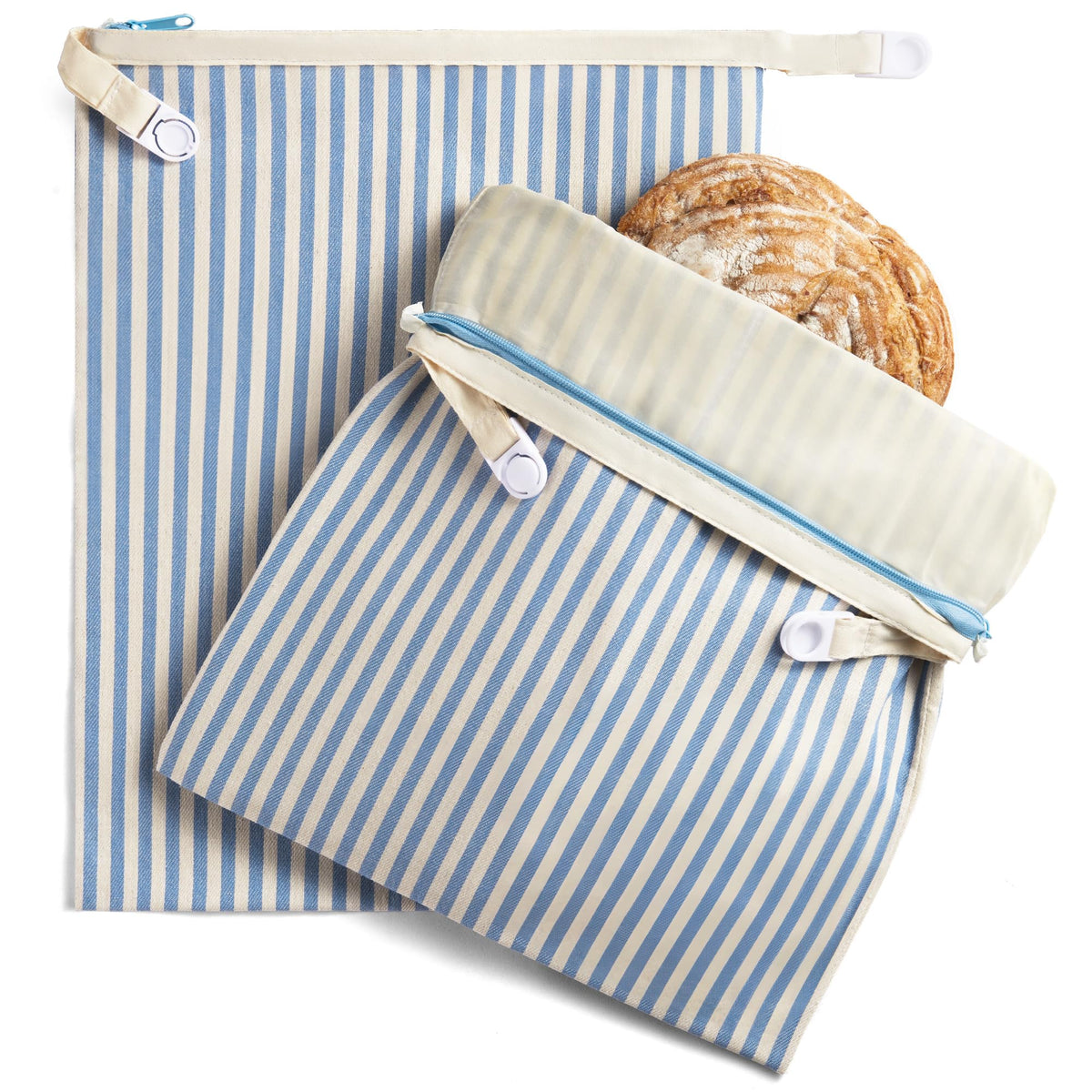 BRONYPRO front view showing zippered bread bag protecting loaf