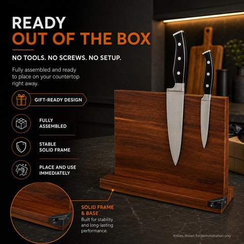 BROOKLYN CUTLERY size comparison with utensils showing space-saving benefit