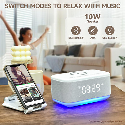 Broserengy Tech large snooze button detail, easy-to-use quick snooze