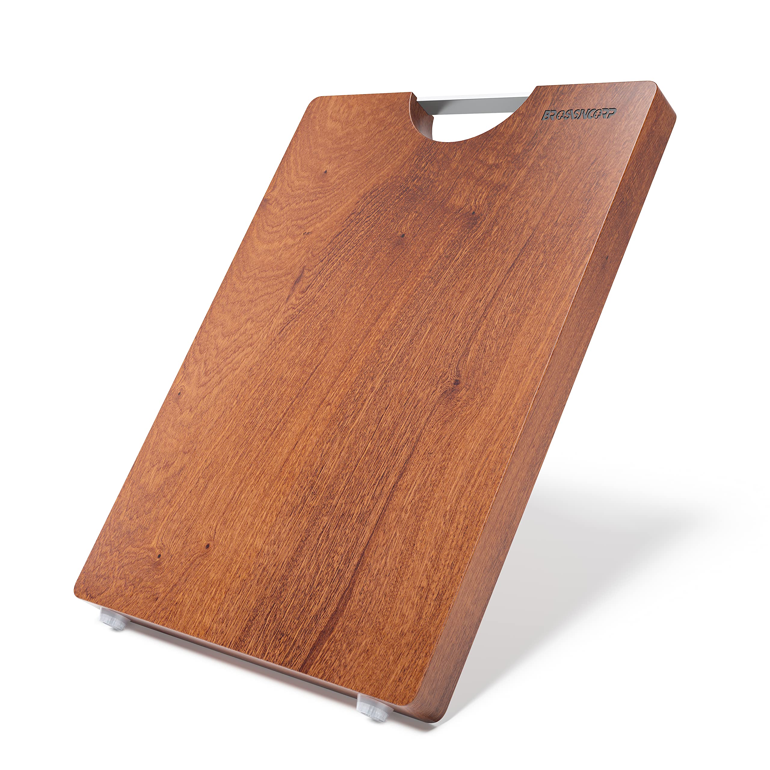 Brosisincorp front view of whole sapele board showing size and flat surface benefit
