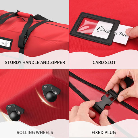 BROSYDA zipper and handle detail showing reinforced stitches for secure lifting