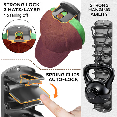 BRUBEQO closeup of spring clip showing protective curved design