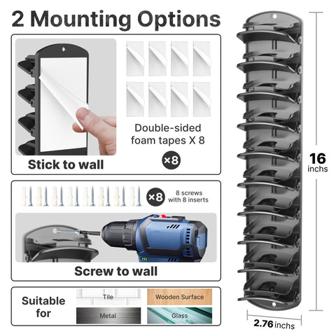 BRUBEQO kit contents with screws and adhesive for easy install