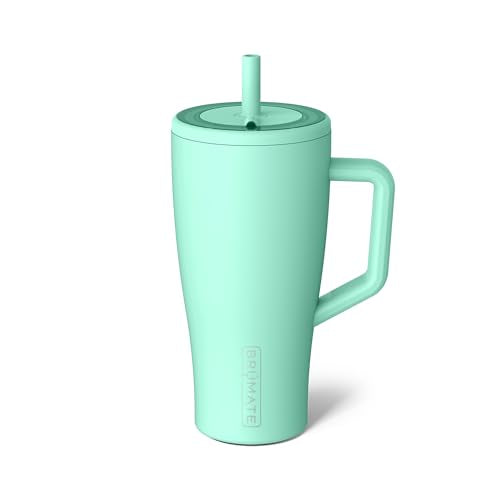 BrüMate Era front view showing mint finish and tumbler benefit of style