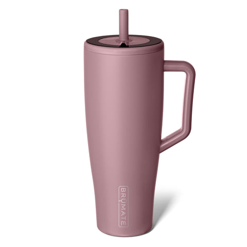 BrüMate Era front view in Rose Taupe showing sleek insulated finish and capacity