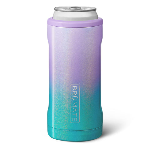 BrüMate front view showing Glitter Mermaid finish and insulated protection
