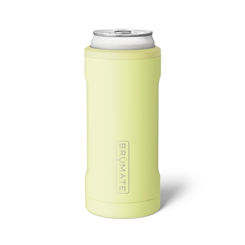 BrüMate Hopsulator Slim front view showing Prickly Pear finish and insulation benefit