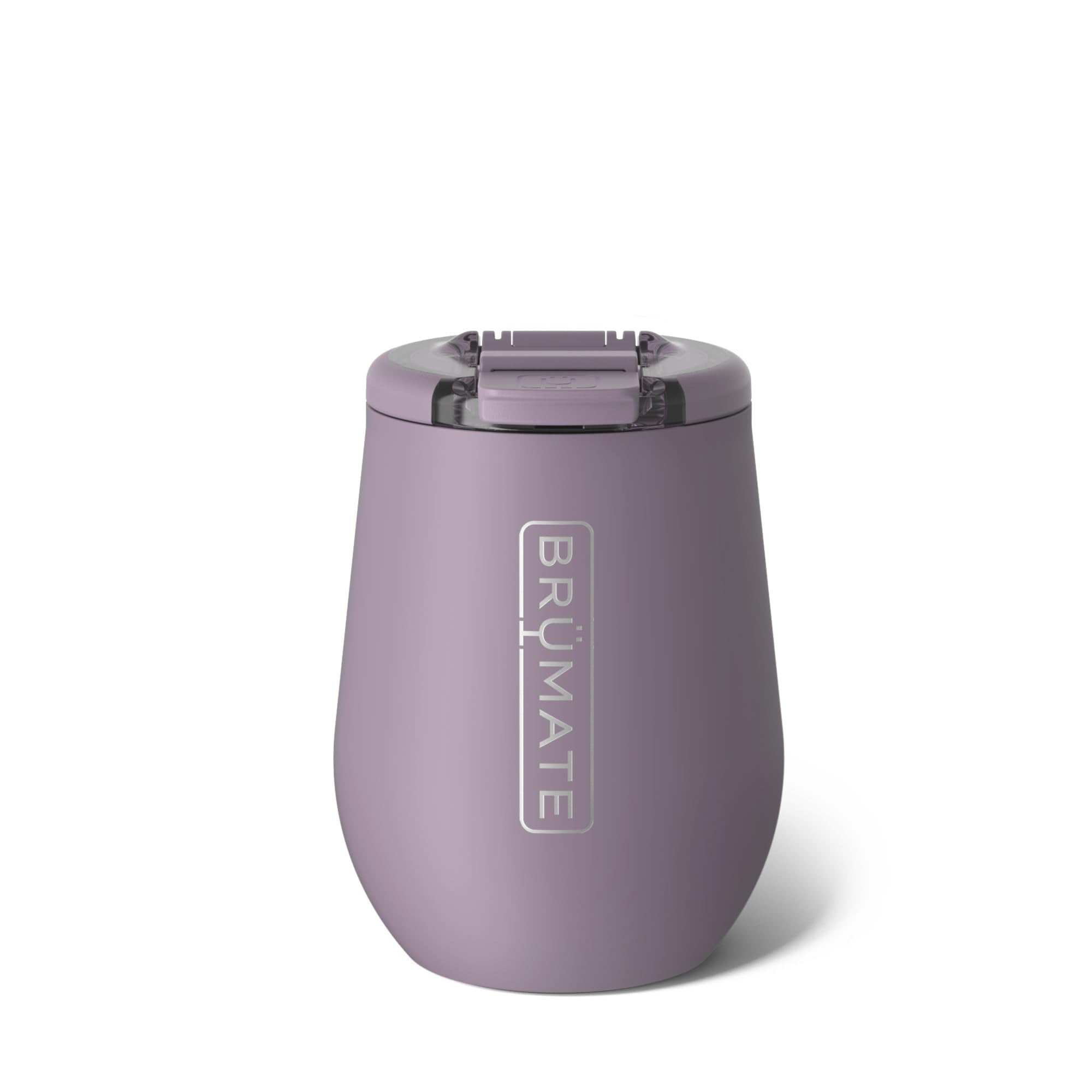 BrüMate Uncork'd front view showing Lilac Dusk finish and elegant profile benefit durability