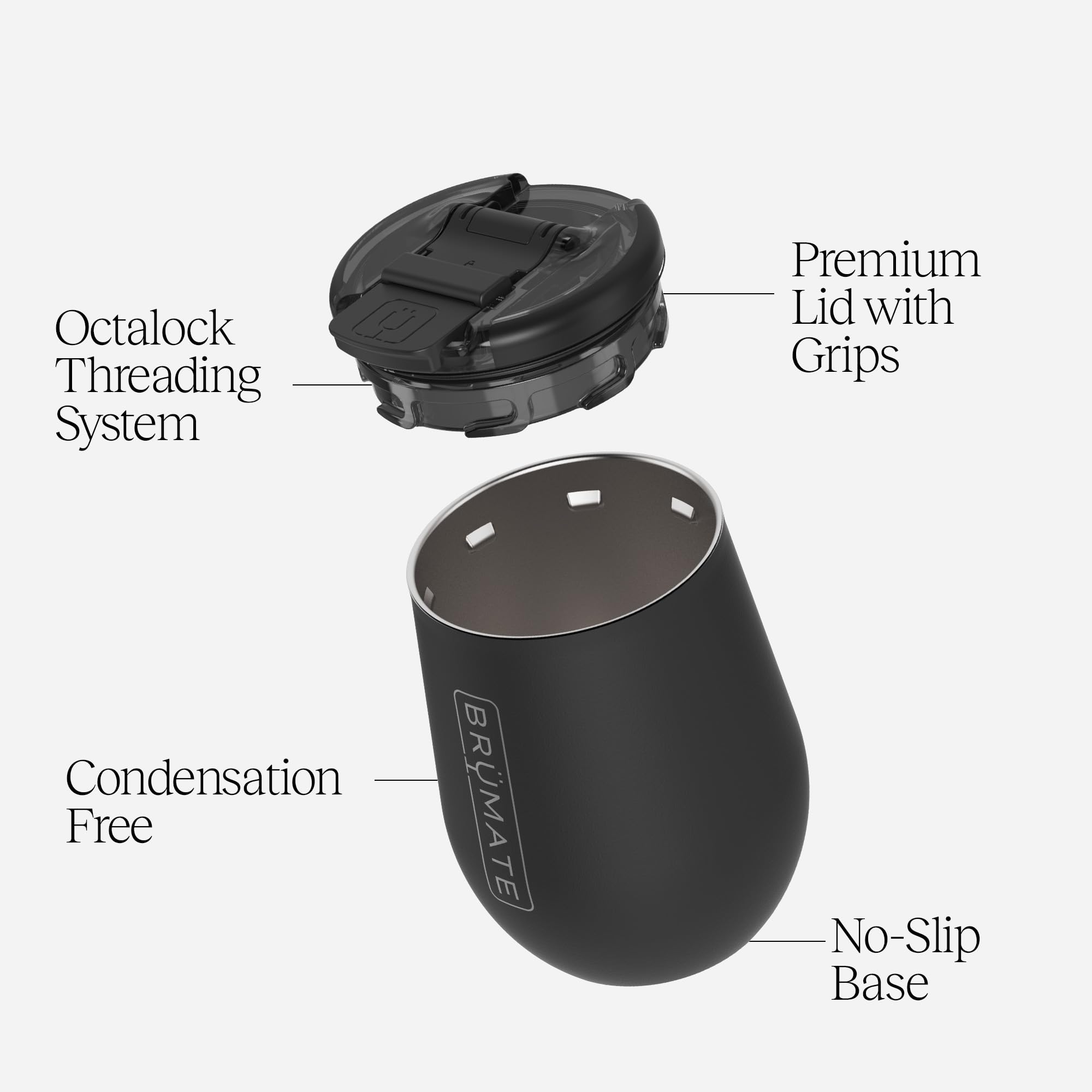 BrüMate silicone base close-up preventing slips and protecting surfaces