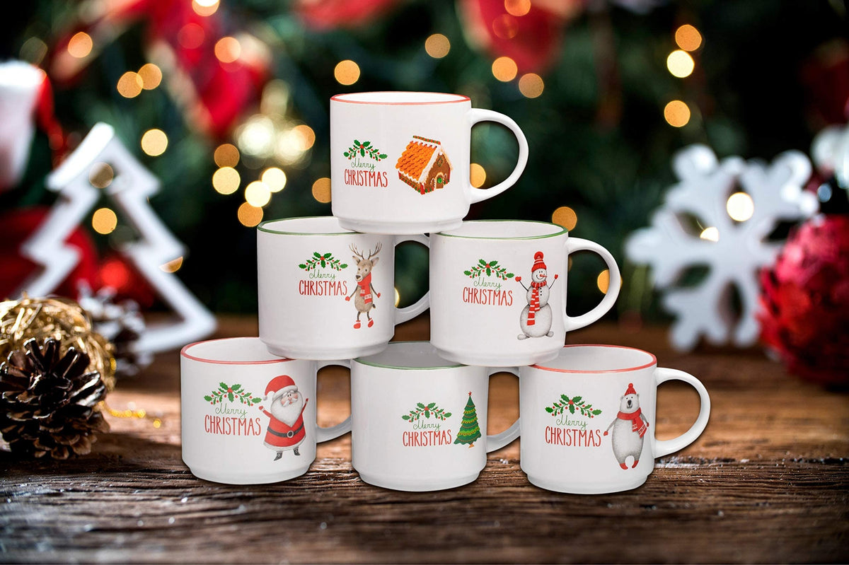 Bruntmor front packaging showing six festive mugs and gift-ready presentation