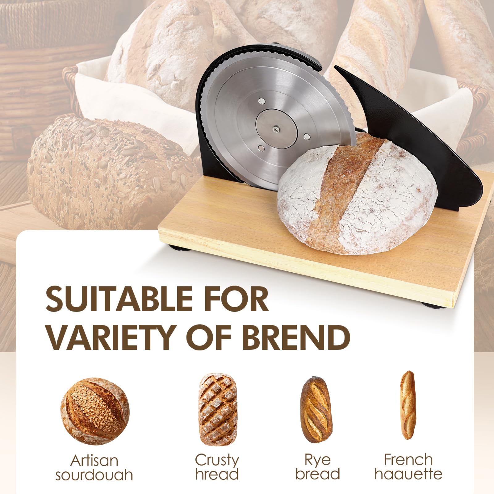 brvclon size comparison with loaf and hand for compact space-saving benefit