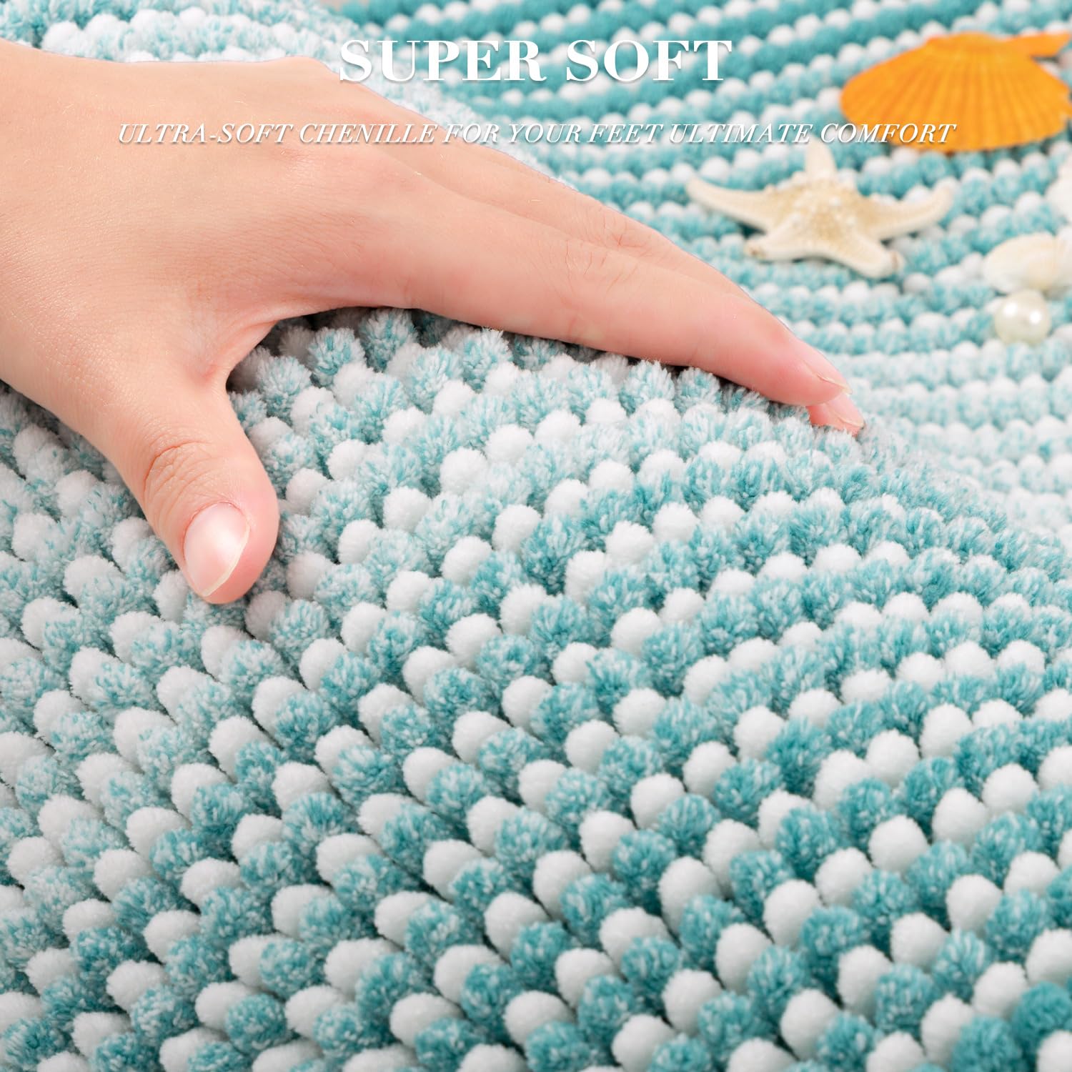 BSICPRO chenille texture close-up illustrating dense fibers and luxurious comfort