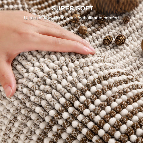 BSICPRO close-up of chenille pile highlighting plush texture and quick absorption
