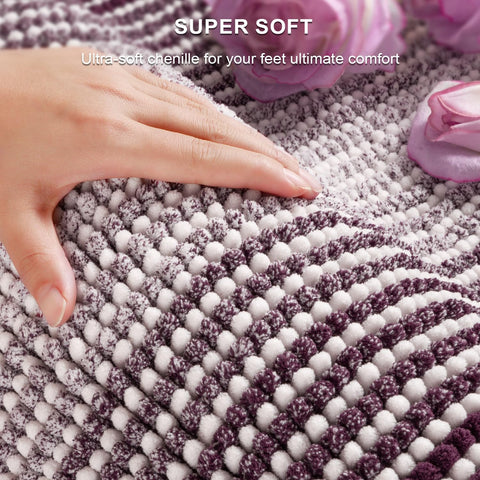 BSICPRO close-up chenille pile showcasing plush texture and superior absorbency