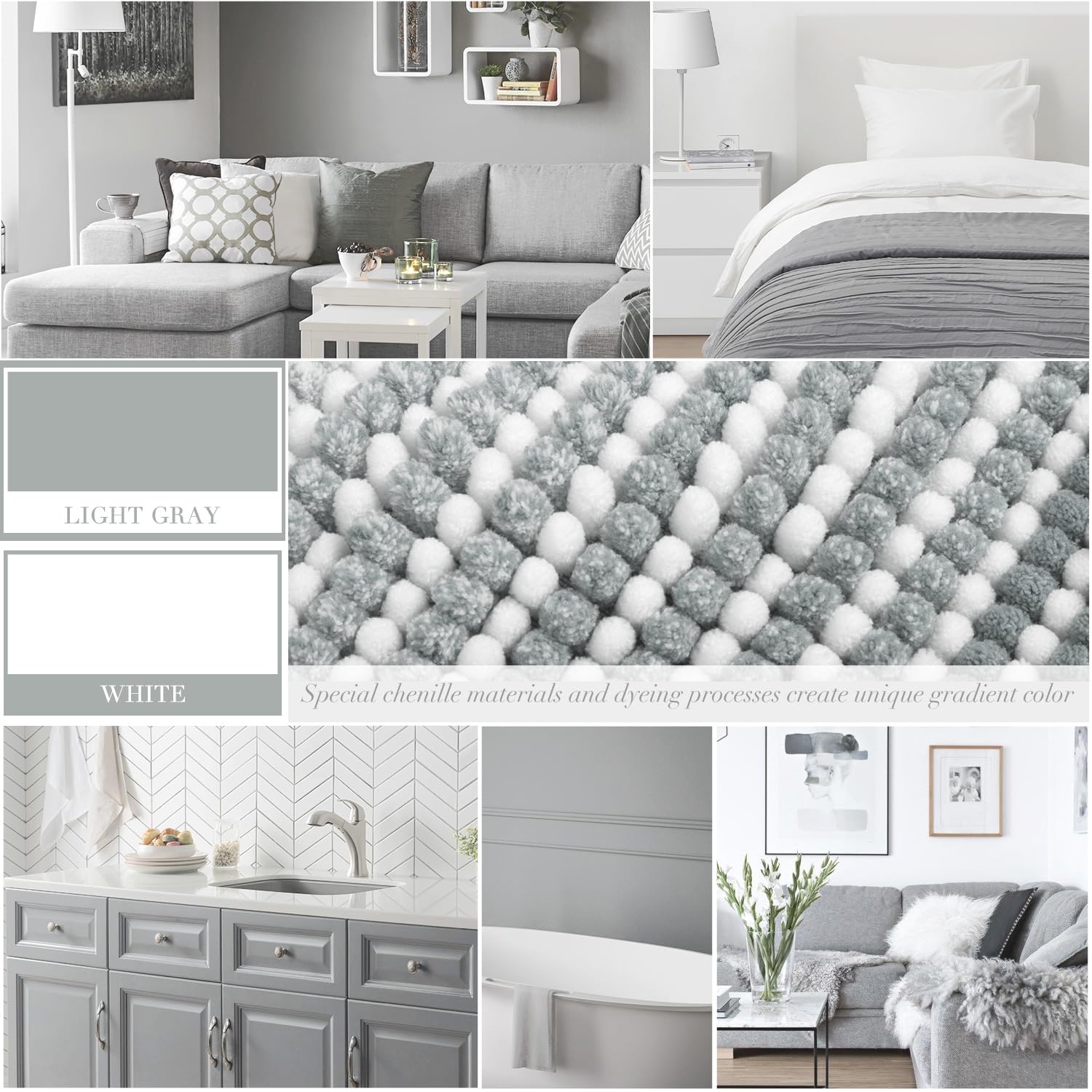 BSICPRO staged bathroom placement demonstrating soft comfort and decorative appeal