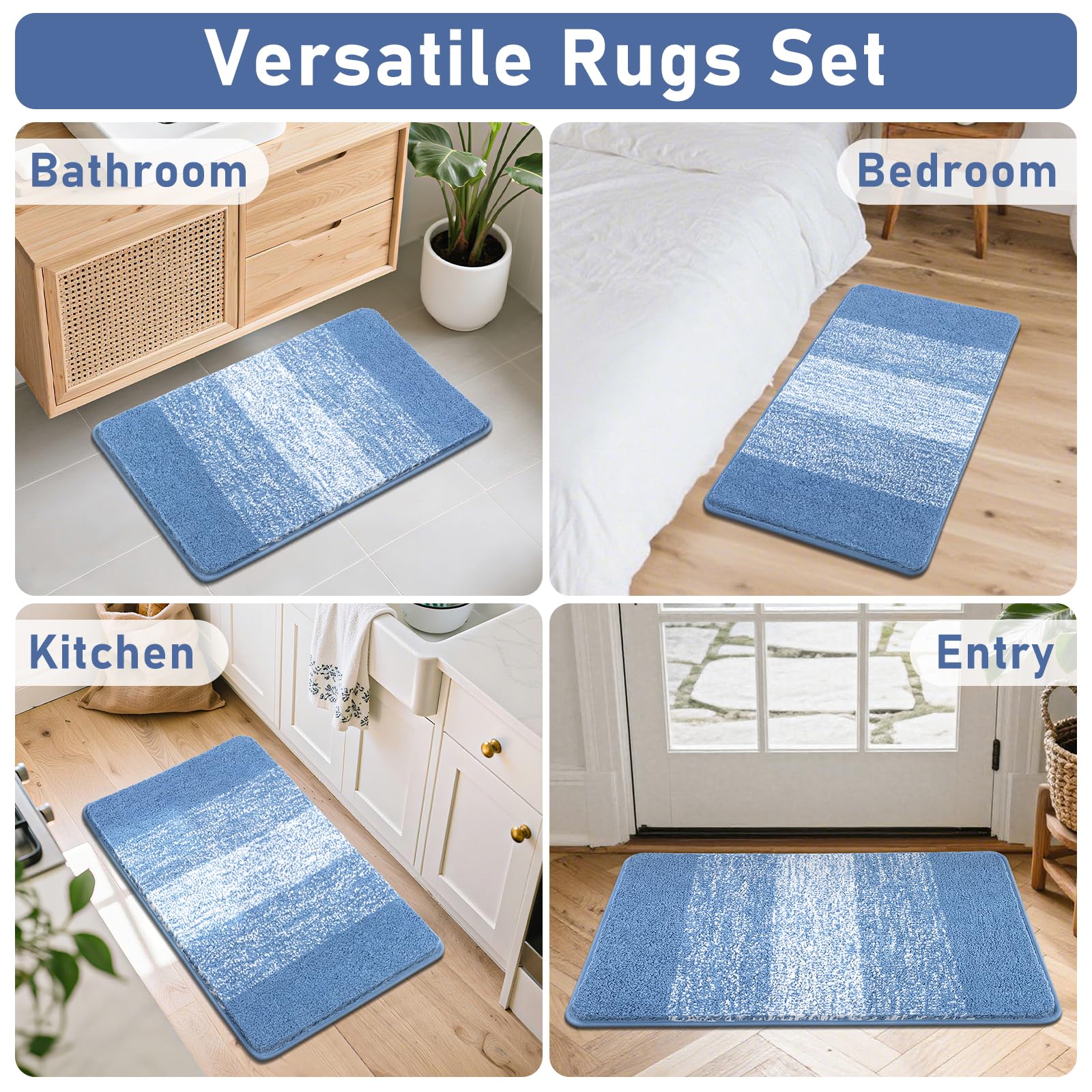 Bsmathom folded mats ready for washing showing machine-safe convenience