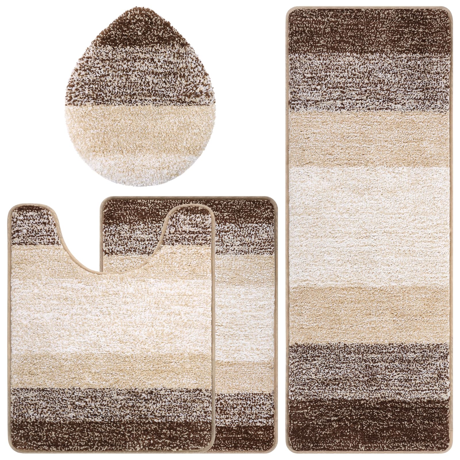 Bsmathom rug in washing machine to show machine-washable convenience
