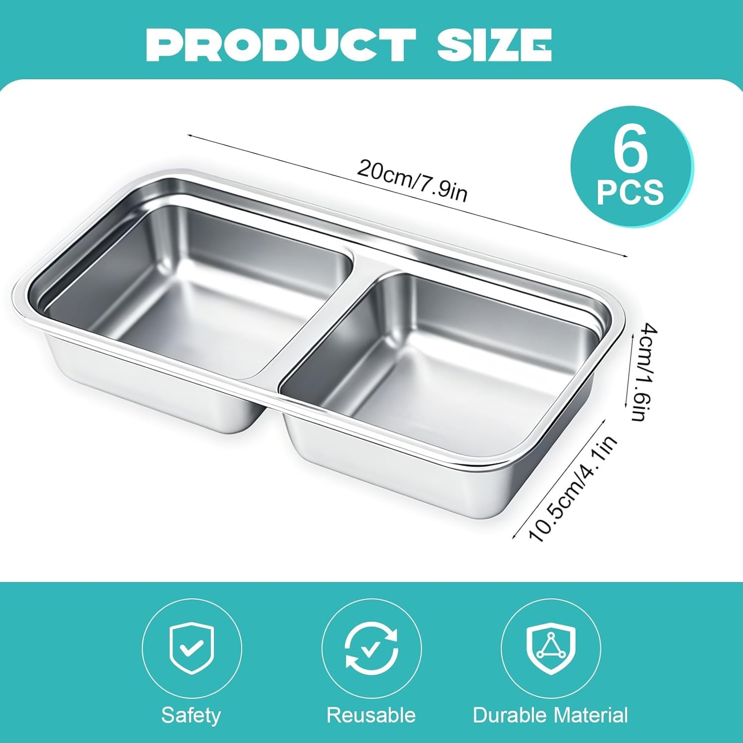 BSTUR open container showing dual compartment for organized snacks