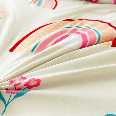 Btargot comforter on twin bed showing scale and generous coverage
