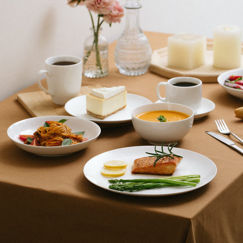 Brew To A Tea breakfast on plate showing versatility for meals benefit