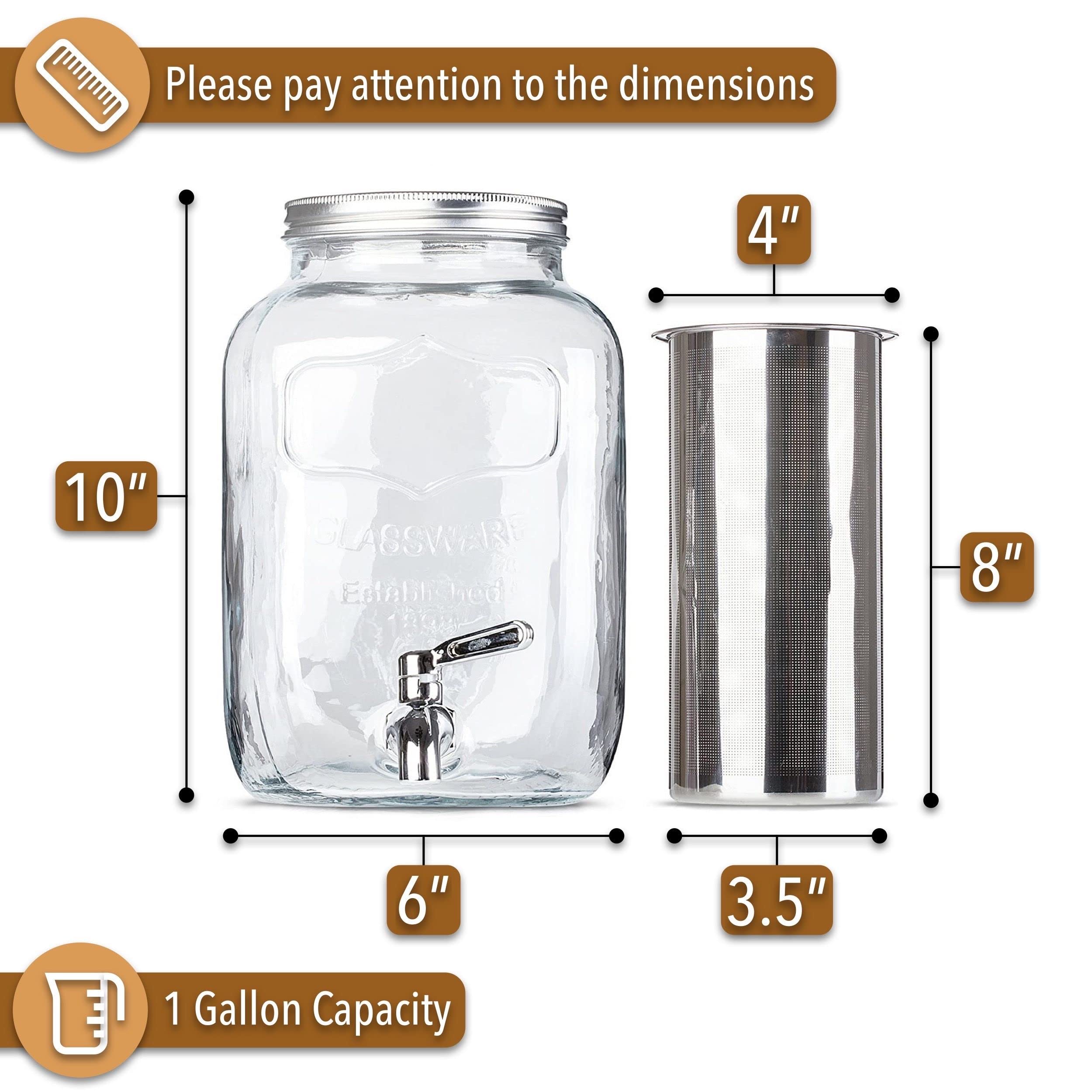Brew To A Tea embossed glass close-up highlighting durable texture