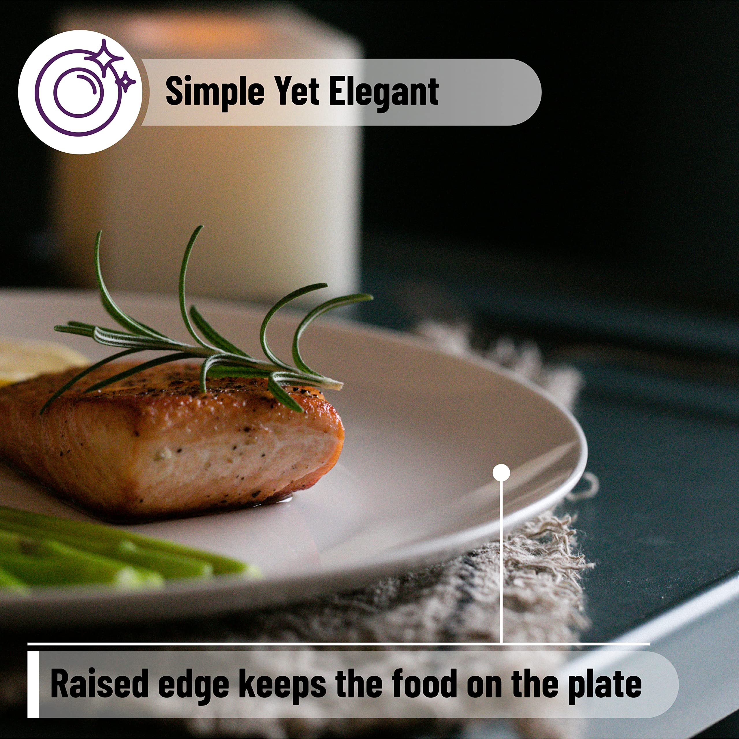 Brew To A Tea plated dinner in kitchen setting emphasizing food presentation benefit