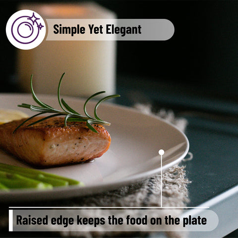 Brew To A Tea plated dinner in kitchen setting emphasizing food presentation benefit