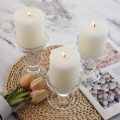 BTGLLAS candlesticks on dining table styled centerpiece for event-ready decor