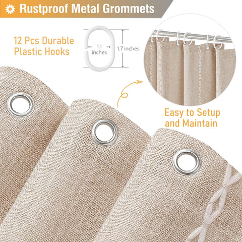BTTN heavy-weight fabric drape close-up showing reduced billowing benefit