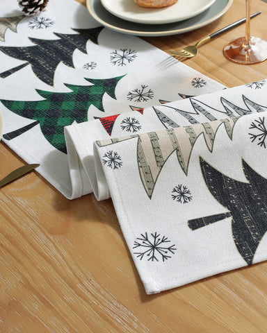 BUBOLIVE runner styled with centerpiece highlighting decorative layering possibilities