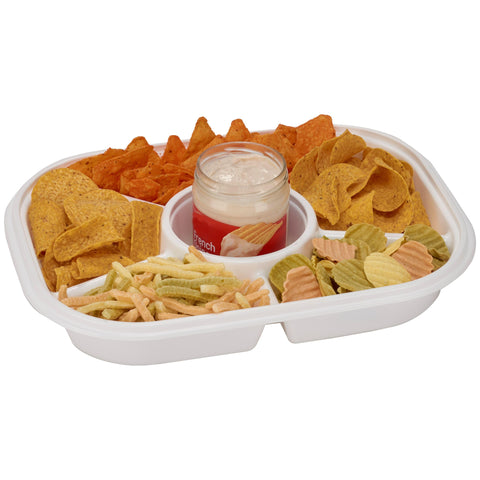 Buddeez picnic table setting showing stylish serving and easy transport