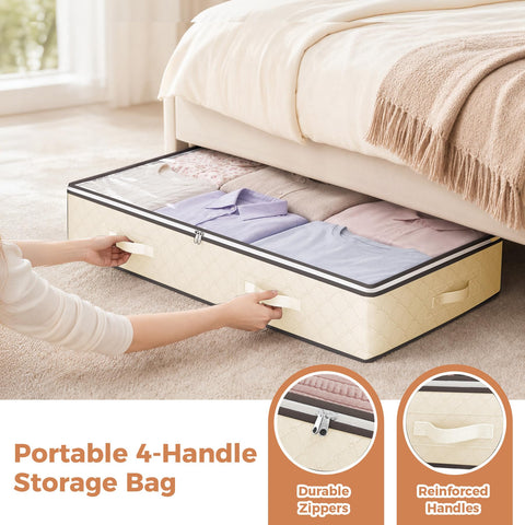 Budding Joy underbed installation showing slim profile to maximize floor space benefit