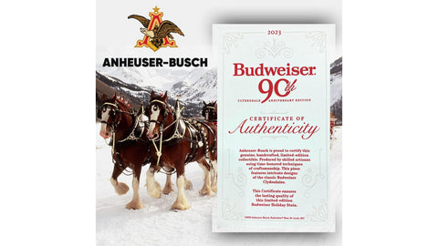 Budweiser handle and lip profile highlighting ergonomic grip and comfortable drinking benefit