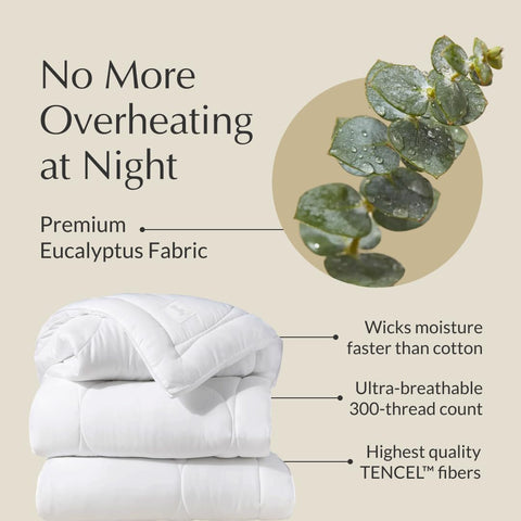 Buffy label showing eucalyptus TENCEL tag and sustainable advantage