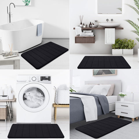 Buganda styled bathroom setting displaying rug enhancing comfort and decor