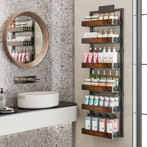 BUKFEN built-in 12 hooks holding utensils and towels for added hanging storage convenience